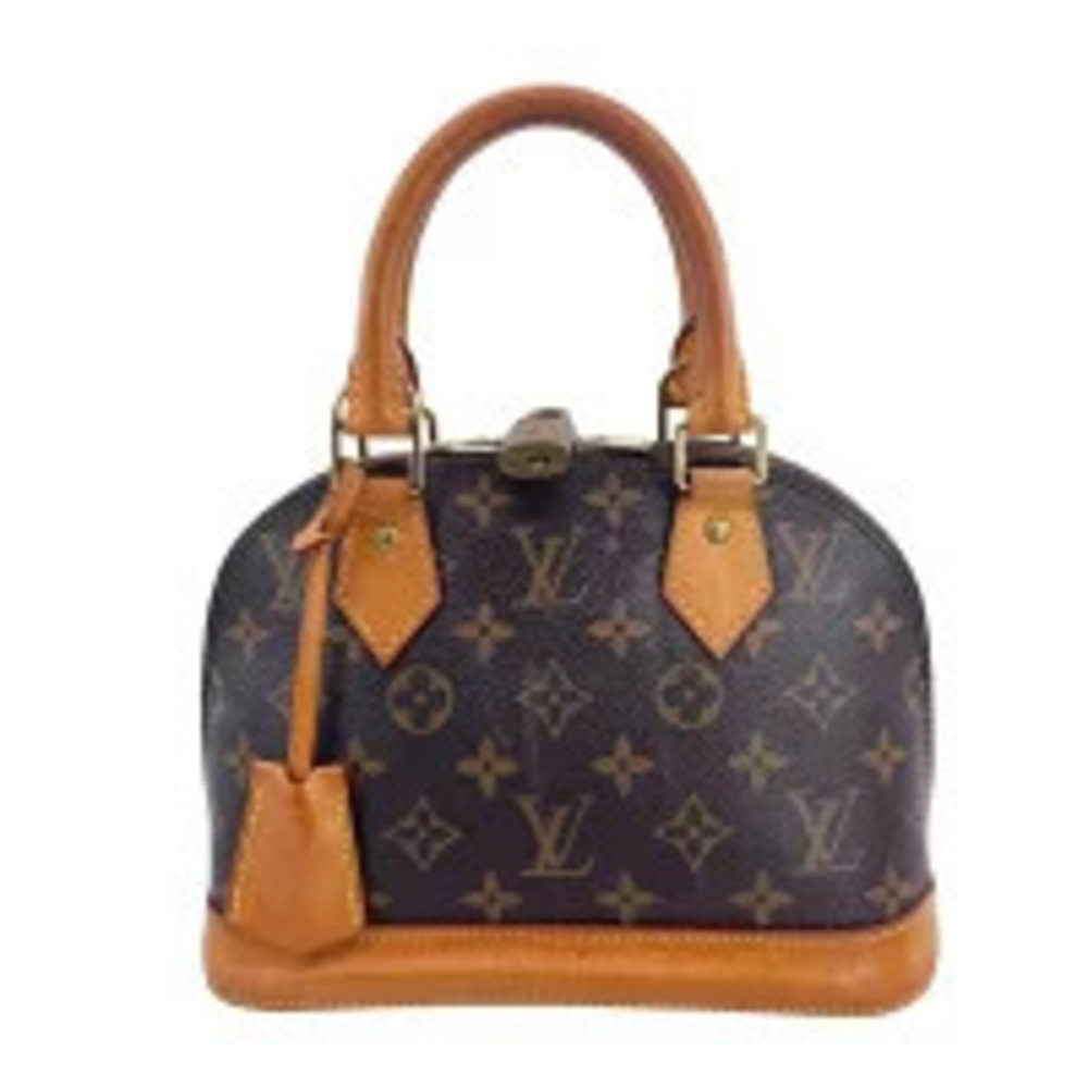 Louis Vuitton Alma Monogram Canvas Brown Handbag RD